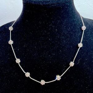 Disco Ball Necklace w extender